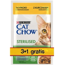 Purina Cat Chow Sterilised Karma Dla Kota Kurczak 4x85g