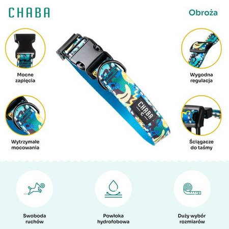 Chaba Obroża Dla Psa Regulowana Story III L Carnival