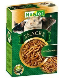 Nestor Snacks Larwa Mącznika, przysmak dla gryzoni