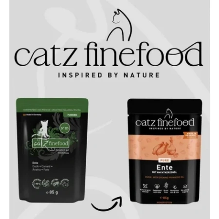 Catz Finefood Pur N115 Karma Dla Kota Kaczka 85g