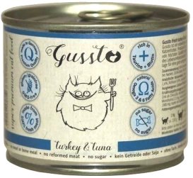 Gussto Karma Dla Kota Alergika Indyk Tuńczyk 200g