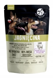 Pet Republic Mokra Karma dla Psa Jagnięcina Sos 500g