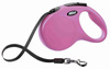 Smycz Flexi New Classic Taśma M 5M/25kg Róż
