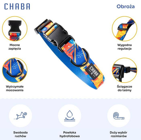 Chaba Obroża Dla Psa Regulowana Story III Aussie L