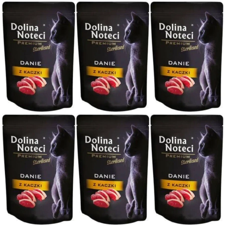 Dolina Noteci Premium Kot Sterilised Danie z Kaczki 6x85g