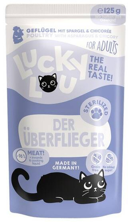 Lucky Lou Sterilized Karma Dla Kota Drób 125g