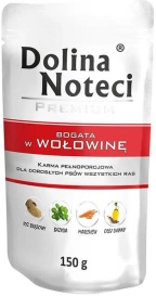 Dolina Noteci Pies 150g Wołowina Saszetka, karma dla psa