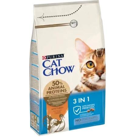 Purina Cat Chow 3in1 Karma Dla Kota Indyk 15kg+1,5kg