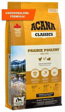 Acana Sucha Karma Dla Psa Classics Prairie Poultry 14,5kg