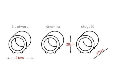 Gattino Drapak Dla Kota 12 Mia Biały 21x28x37cm