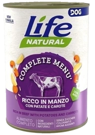 Life Dog Karma Dla Psa Wołowina Ziemniaki Marchew 400g