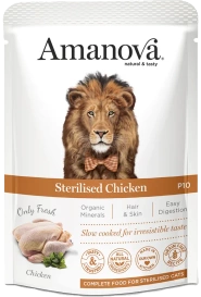Amanova Karma dla Kota po Sterylizacji Kurczak 85g