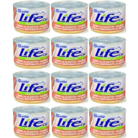 Life Cat Tuńczyk Łosoś Anchovies Karma dla Kota Puszka 12x150g