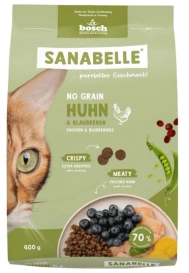 Sanabelle Adult No Grain Huhn Karma dla Kota Kurczak 400g