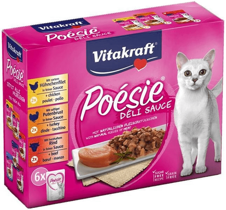 Vitakraft Kot 85gx6 Poesie Mięso Sos Multipack Saszetki