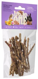 Little One Gałązki dla Gryzoni z Płatkami i Trawami 35g