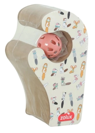 Zolux Chatouille Drapak Dla Kota Karton Łapka z Piłką 24cm