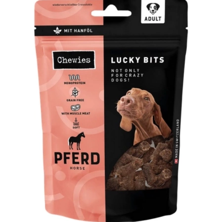 Chewies Lucky Bits Adult Przysmak Dla Psa Konina 80g