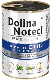 Dolina Noteci Premium Pies Dorsz i brokuły puszka 400g