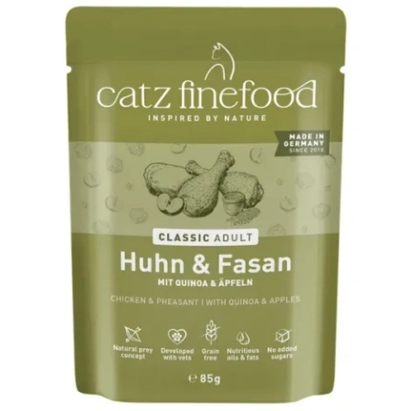Catz Finefood Classic N15 Karma dla Kota Kurczak Bażant 85g