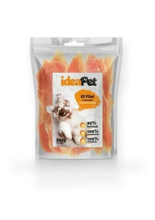 IdeaPet Przysmak dla Psa Filet z Kurczaka 500g
