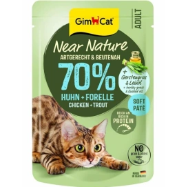 GimCat Near Nature Karma Dla Kota Kurczak Pstrąg 85g
