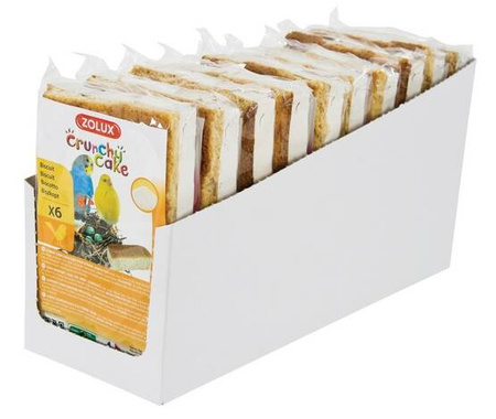 Zolux Karma Dla Ptaków Crunchy Cake Na Wzrost 6szt