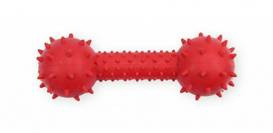 Pet Nova Tpr Dumbbell Red 14cm Z Dzwonkiem