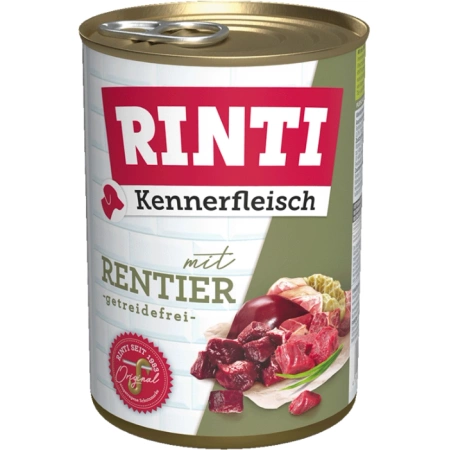 Rinti Kennerfleisch Wild Karma Dla Psa Renifer 6x400g