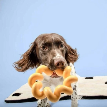 Coockoo Zabawka Dla Psa Gryzak TPR Sunny Żółty 16cm