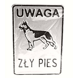Alda Tabliczka Ostrzegawcza Metalowa Mała 140x200