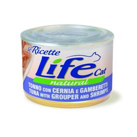Life Cat Tuńczyk Grouper Krewetki Karma dla Kota Puszka 150g