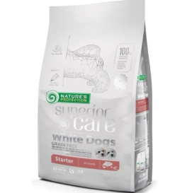 Nature’s Protection White Dogs Starter Łosoś 1,5kg