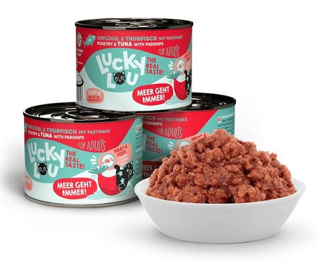 Lucky Lou Karma Dla Kota Drób Tuńczyk Puszka 200g