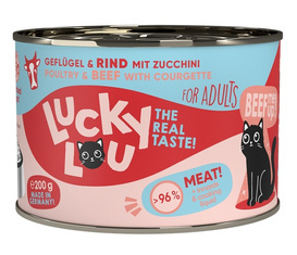 Lucky Lou Karma Dla Kota Drób Wołowina 200g