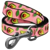 WAUDOG Nylonowa Smycz dla Psa 15mm/200cm Awokado Róż S