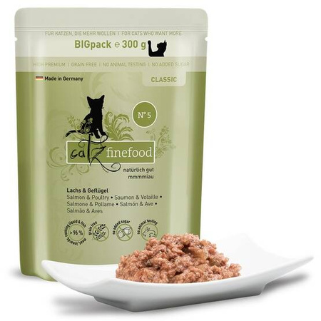 Catz Finefood Classic Karma Dla Kota Łosoś Drób 300g