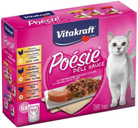 Vitakraft Kot 85gx6 Poesie Mięso Sos Multipack Saszetki