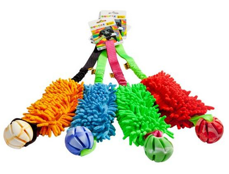 Dingo Zabawka Dla Psa Szarpak Mop Bungee Piłka Pomarańcz