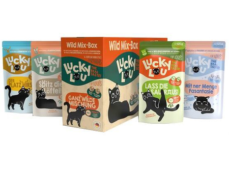 Lucky Lou Karma Dla Kota Wild Mix-Box Saszetki 12x125g