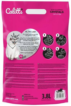 Calitti Żwirek Silikonowy Dla Kota Crystals 3,8l