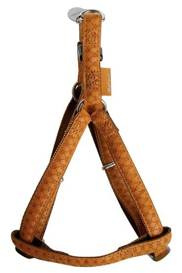 Zolux Szelki regulowane Mac Leather 15mm Żółte [522055JA]