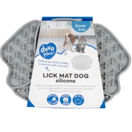 Duvo+ Dog Mata Dla Psa Spowalniająca Silikon Szara 21.5cm