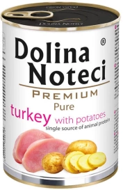 Dolina Noteci Pure Karma Monoproteinowa dla Psa Indyk Puszka 400g