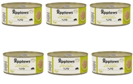 Applaws Karma dla Kota Tuńczyk Wodorosty Puszka 6x70g