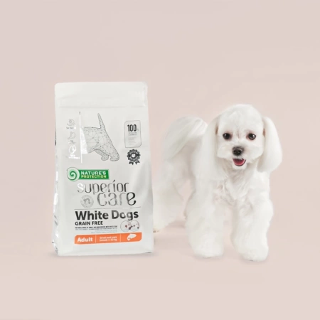 Nature's Protection SC White Dogs White S Łosoś 1,5kg