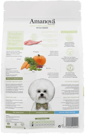 Amanova Mini Digestive Karma dla Psa Królik 7kg