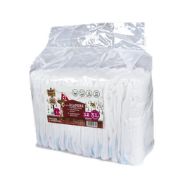 Barry King Pampersy Dla Psa Suczki XL 38-56cm 12szt