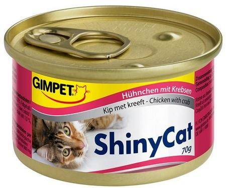 Gimpet Shinycat Huhnchen mit Krebsen - kurczak i kraby puszka 70g