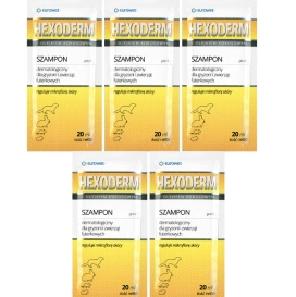Hexoderm Dermatologiczny Szampon Dla Gryzoni 5x20ml